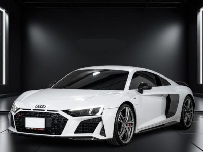 Audi R8 V10 Coupe ปี 2022 สี Ibis white ภายในดำ Mileage: 5,032 km.